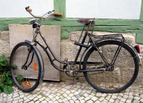 Stary rower. Oldschool.